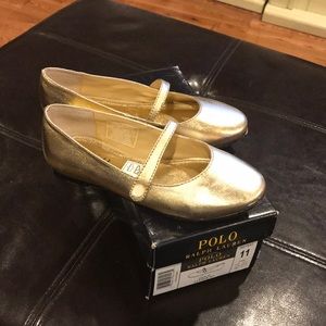Toddler girl Polo Ralph Lauren dress shoes